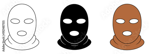 bandit mask criminal icon