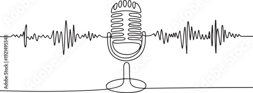 Sound Recording Equipment with Frequency Signal Waves