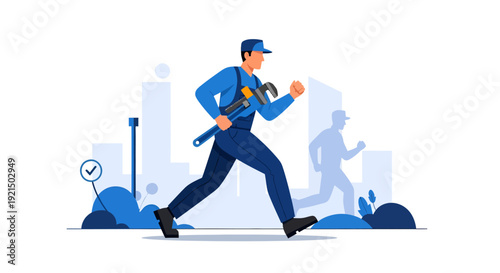 An Adventurous Man Hiking in Nature with Backpack