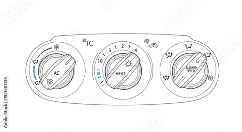 Three Vintage Mechanical Watch Faces.
