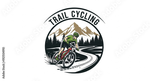 Trail Cycling Mountain Biking Adventure.