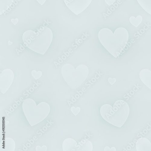Soft Pastel Heart Pattern Background