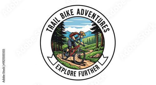 Trail Bike Adventures Logo Design.