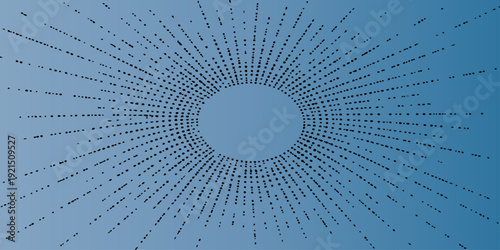 A futuristic 3D digital technology wallpaper features a glowing binary code tunnel design with a vector matrix pattern of data lines forming a circular network across a dark internet space backdrop