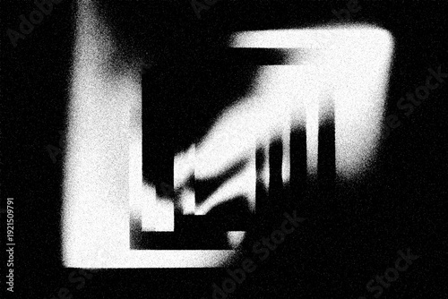 High Contrast Black and White Distress Texture