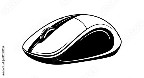 Computer mouse illustration