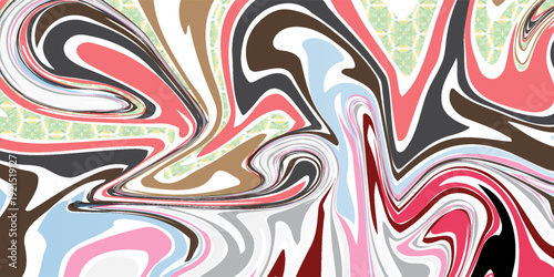 Abstract oil art painting. Colorful Fluid art background. Marbled effect Liquid inks template for your design