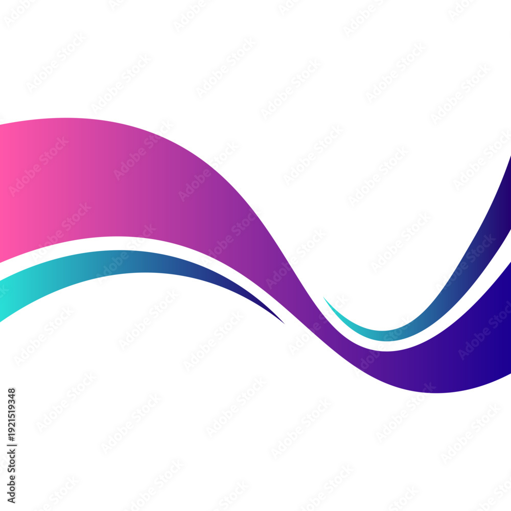 Obraz premium Abstract Gradient Wave Background