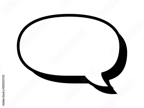 speech bubbles with shadow collection, vector frame sticker, flat message box, blank chat box element, frame border, banner