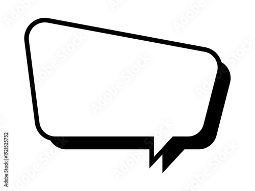 speech bubbles with shadow collection, vector frame sticker, flat message box, blank chat box element, frame border, banner