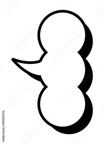 speech bubbles with shadow collection, vector frame sticker, flat message box, blank chat box element, frame border, banner