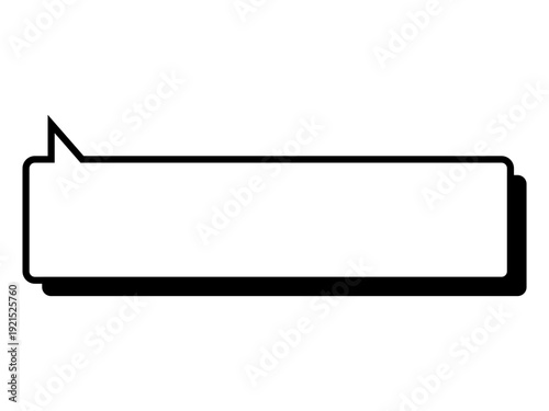 speech bubbles with shadow collection, vector frame sticker, flat message box, blank chat box element, frame border, banner