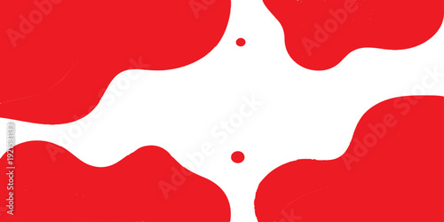 A 3d illustration of red nail polish with dripping paint splashes forming a heart symbol for a Christmas holiday celebration design featuring a Santa Claus hat and ribbon