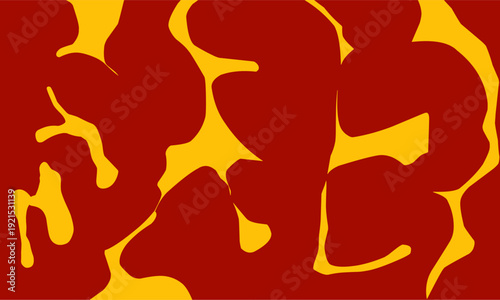 seamless pattern with fire flames