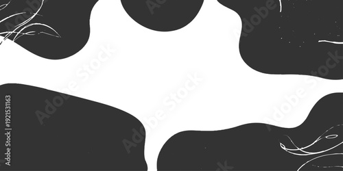 Black and white vector illustration of a girl's silhouette head and hair designed as a beautiful business logo symbol or art icon for people