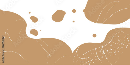 Abstract vector illustration of a dark brown coffee beans and chocolate pattern background featuring sweet cocoa hearts and food icons for a cafe wallpaper design