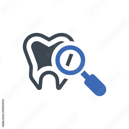 Search tooth icon
