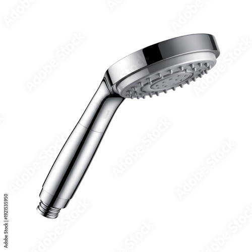 Modern chrome finish shower head with adjustable settings for better water flow