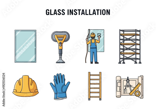 Professional glass installation services with skilled workers and necessary equipment for residential and commercial projects