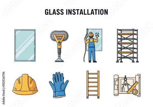 Professional Glass Installation Services and Tools for Construction and Renovation Projects