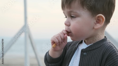 Wallpaper Mural Portrait of a two year old child outdoors in summer Torontodigital.ca