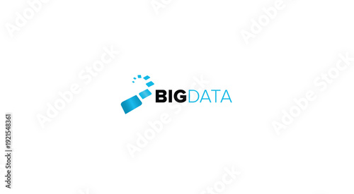 Big data logo for company, conference