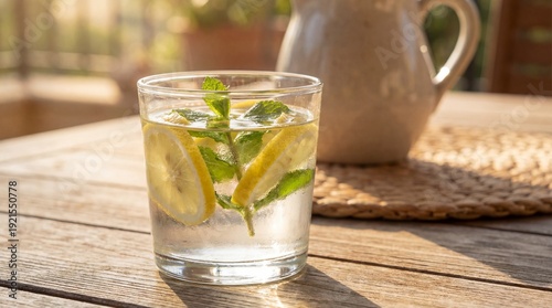 A refreshing glass of infus...