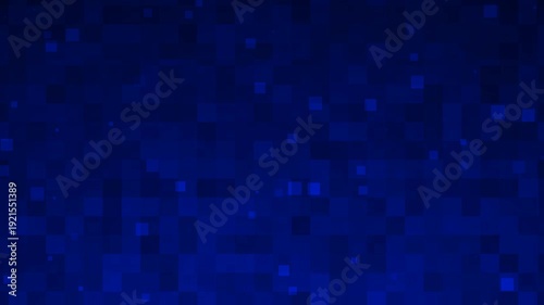Animated background with digital haotic squares
