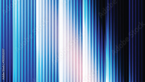 Vibrant blue and green vertical stripes with gradient light effects
