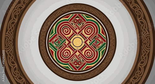 Intricate Celtic Knotwork Design Pattern.