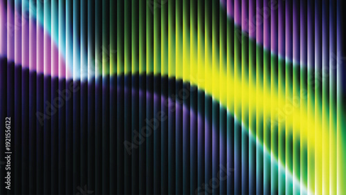 vibrant abstract vertical lines in rainbow spectrum blending smoothly with dynamic motion illusion and colorful transitions across green red orange yellow blue purple pink black stripes