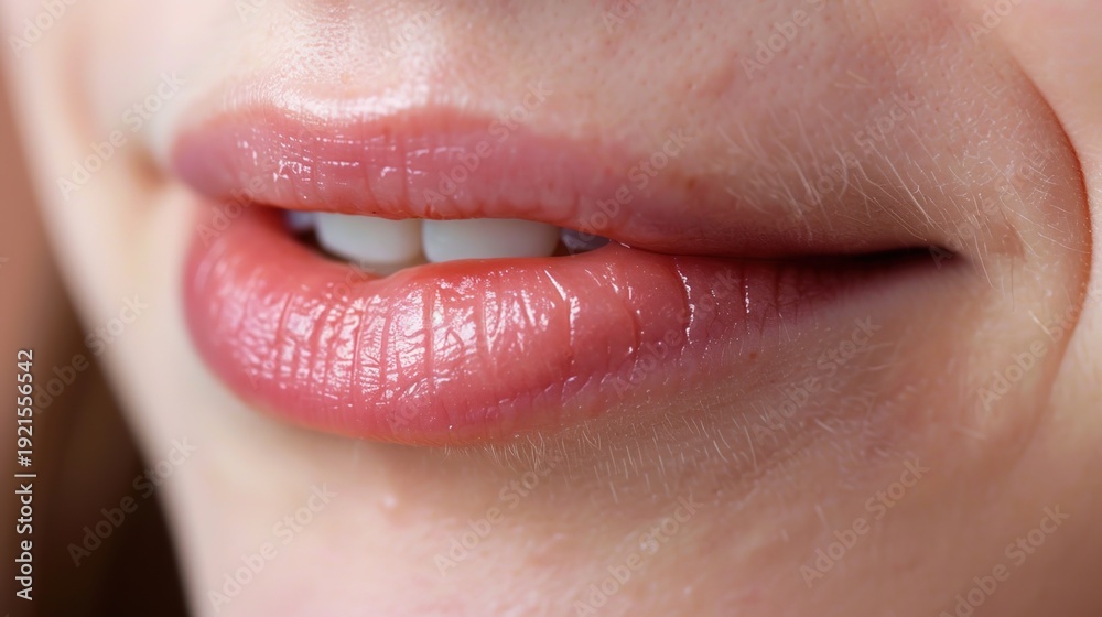Obraz premium Understand and Manage Angular Cheilitis – Targeted Relief for Corner of Mouth Inflammation, Irritation, and Discomfort