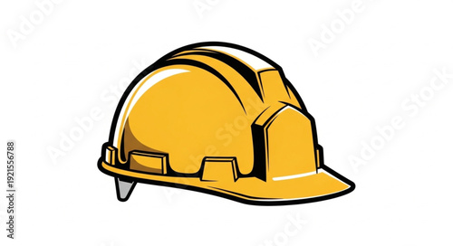 Yellow Hard Hat Safety Equipment.
