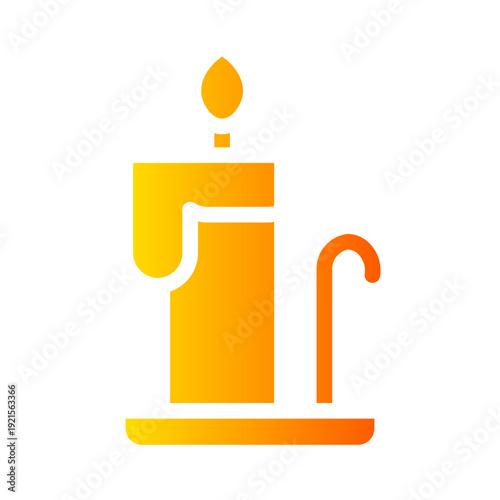 candle gradient icon