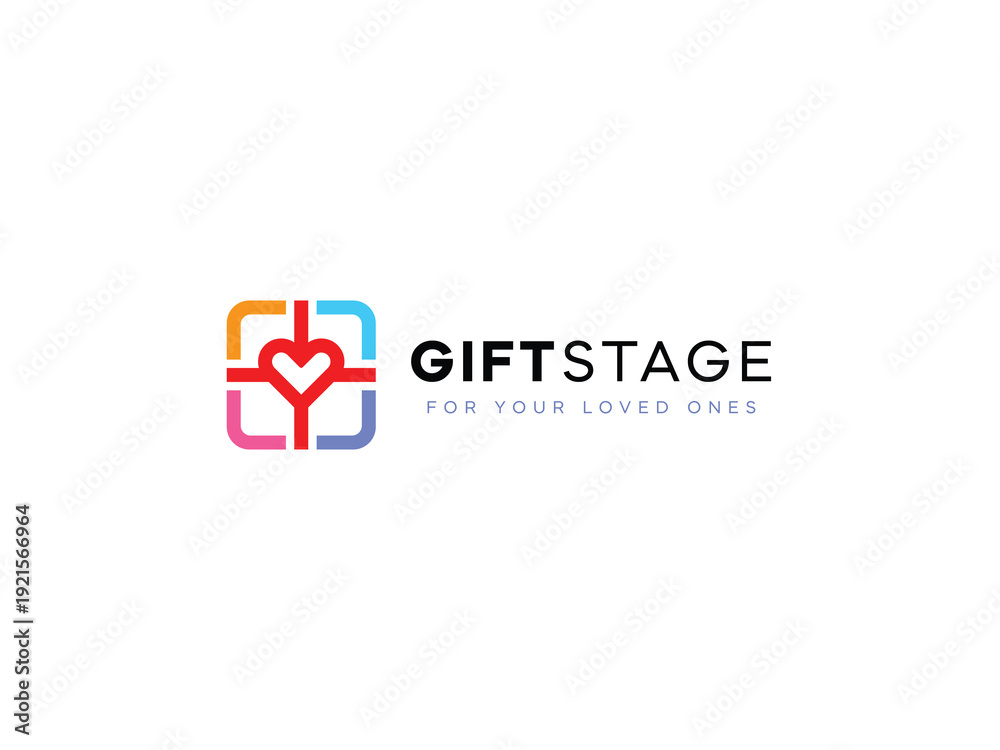 Obraz premium Modern Giftstore Logo Design