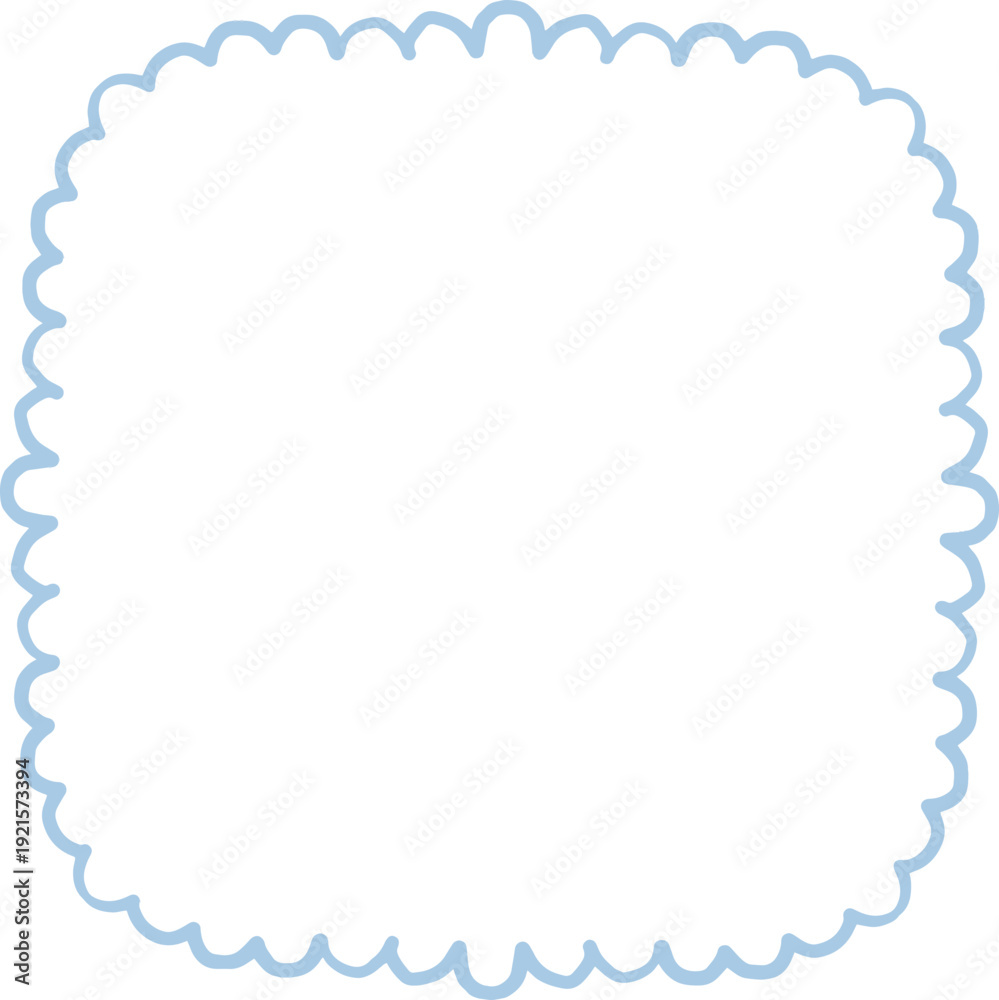 Fototapeta premium Hand Drawn Easter Floral Frame Set with Ribbon and Lace Borders