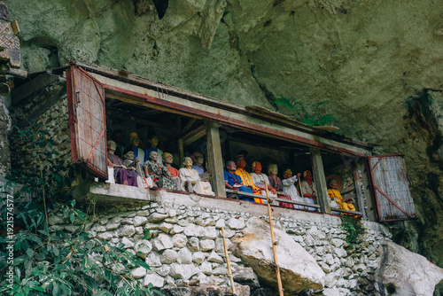 Traditional Cliff Burial Site at Londa, Toraja, South Sulawesi, Indonesia