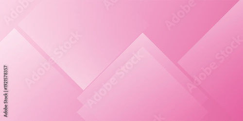 Abstract pink geometric background with layered transparent square and diamond shapes.