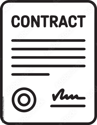 Policy line editable icon, Contain icons related to policy, law, legal, and more. Editable stroke. Vector illustration