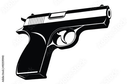 makarov pm silhouette line art vector illustration