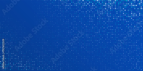Design blue Tech Finance Fintech Background Abstract Pixel Pattern. Abstract Business Tech Science art modern simple