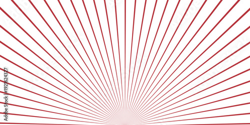 abstract red sunrise line pattern design.