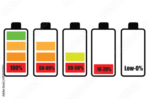 Battery level indicators for electronic devices