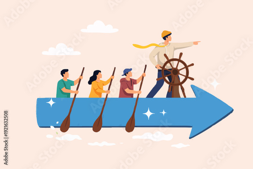 Teamwork and Success Concept