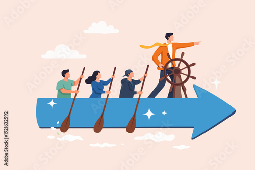 Teamwork and Success Concept