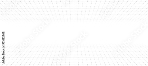 Futuristic perspective grid line background. Vector illustration