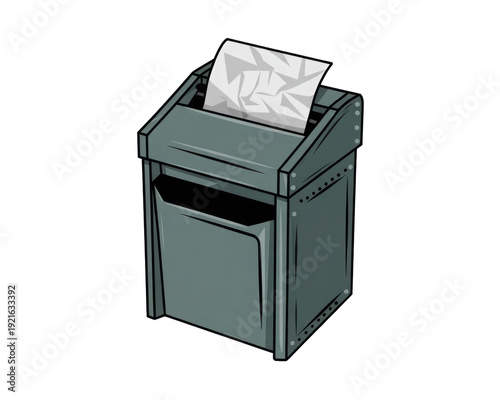 A large, modern, multi-function printer sitting on a table. isolated on transparent background