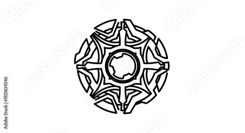 Silhouette of a lone hiker reaching a mountain summit at sunrise, capturing adventure, achievement, and breathtaking scenic views.