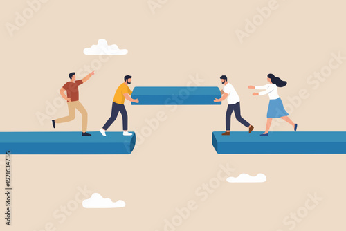 People Working Together Now