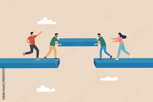 People Working Together Now